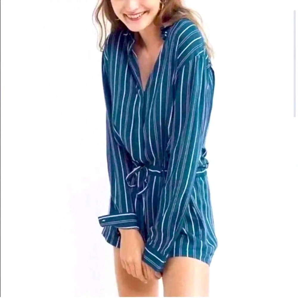 Silence + Noise Button Down Romper - image 1